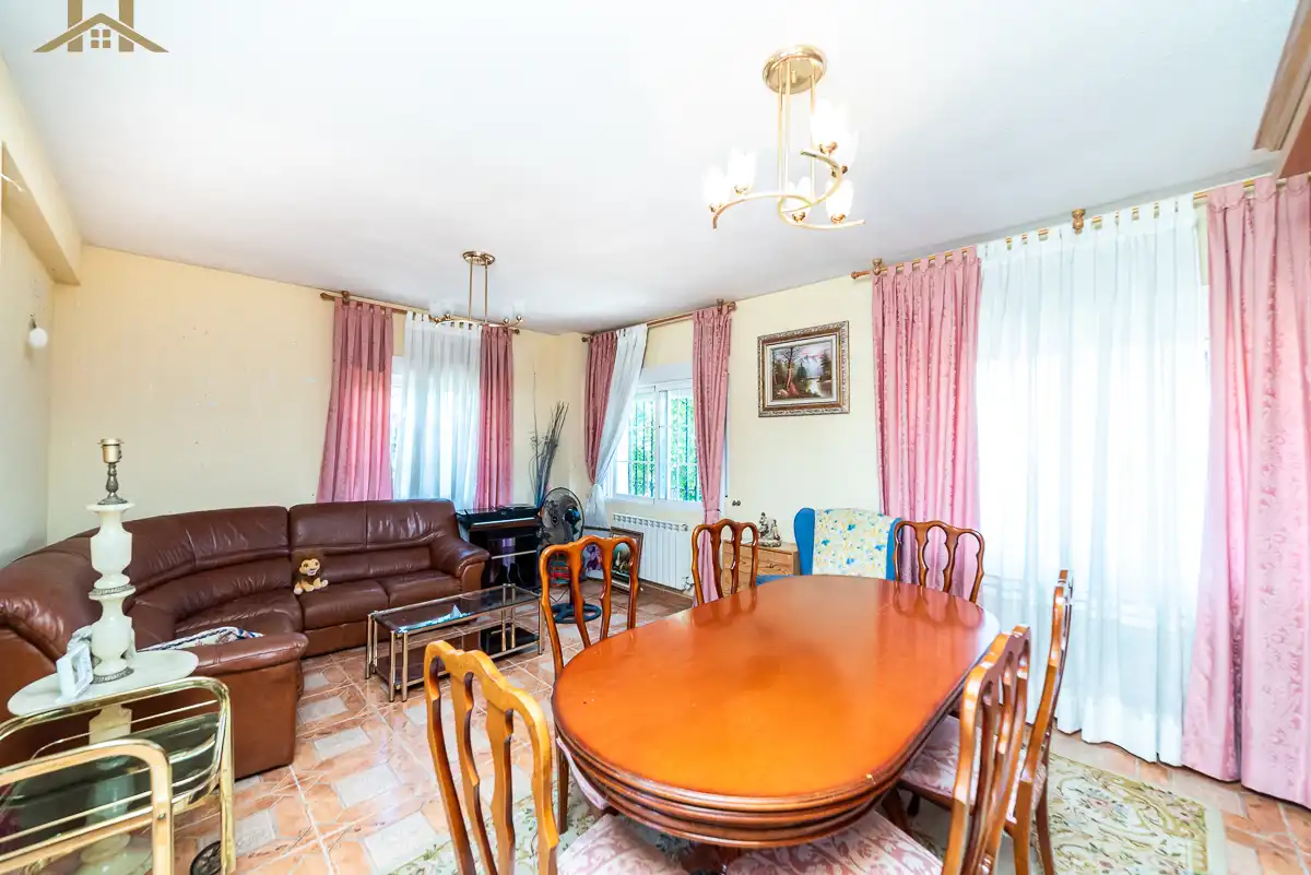 Sala de estar de Casa o chalet en venta en El Álamo con Calefacción, Jardín privado y Terraza