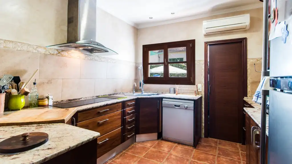 Cocina de Casa adosada en venta en Sóller con Calefacción, Terraza y Piscina
