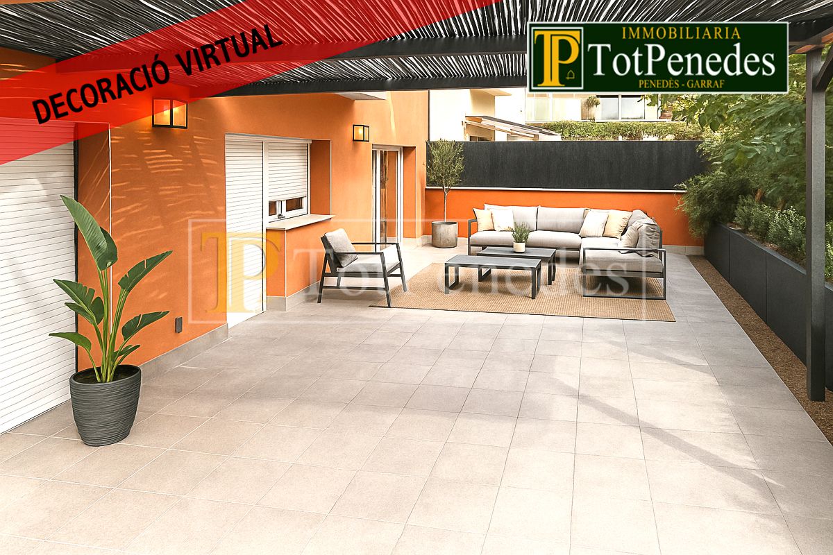 Terrace of Flat for sale in Sant Martí Sarroca  with Heating, Private garden and Terrace