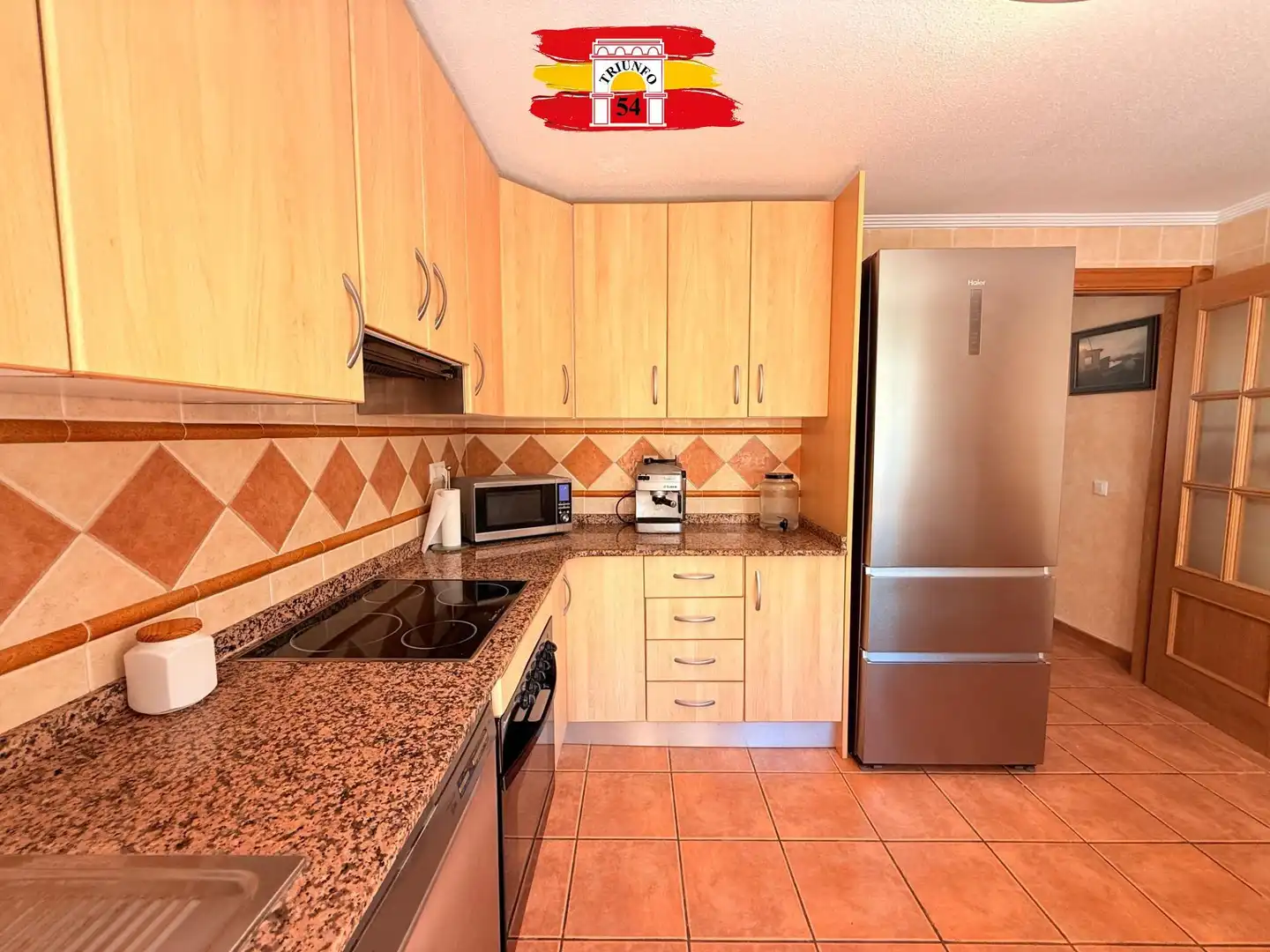 Cocina de Casa adosada en venta en Pilar de la Horadada con Aire acondicionado, Calefacción y Jardín privado