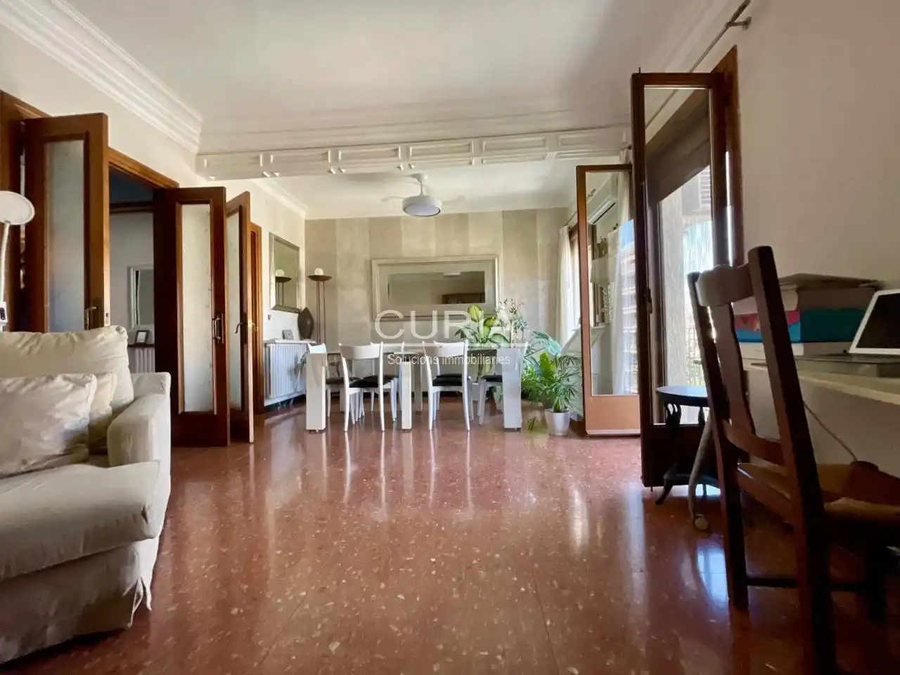 Esszimmer von Wohnung zur Miete in Lleida mit Klimaanlage, Heizung und Möbliert
