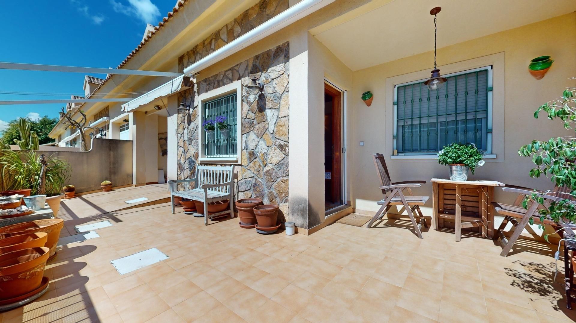 Terrace of House or chalet for sale in San Pedro del Pinatar  with Air Conditioner, Heating and Terrace