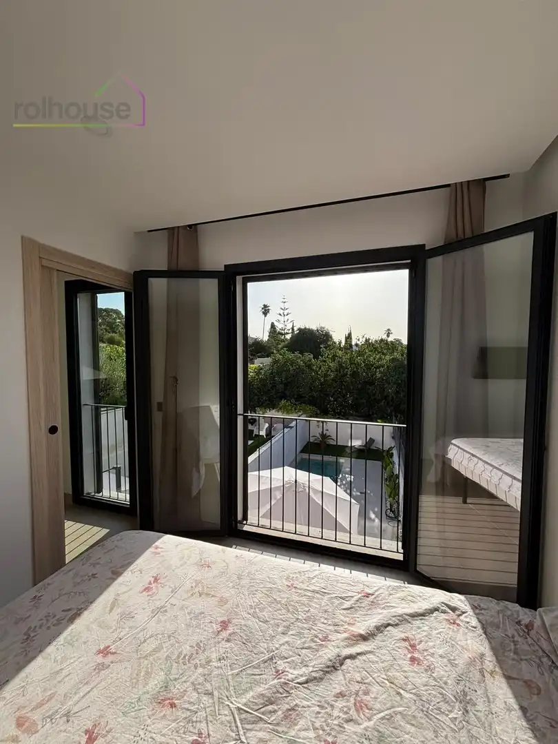 Dormitori de Casa adosada de lloguer en  Palma de Mallorca amb Aire condicionat, Terrassa i Traster