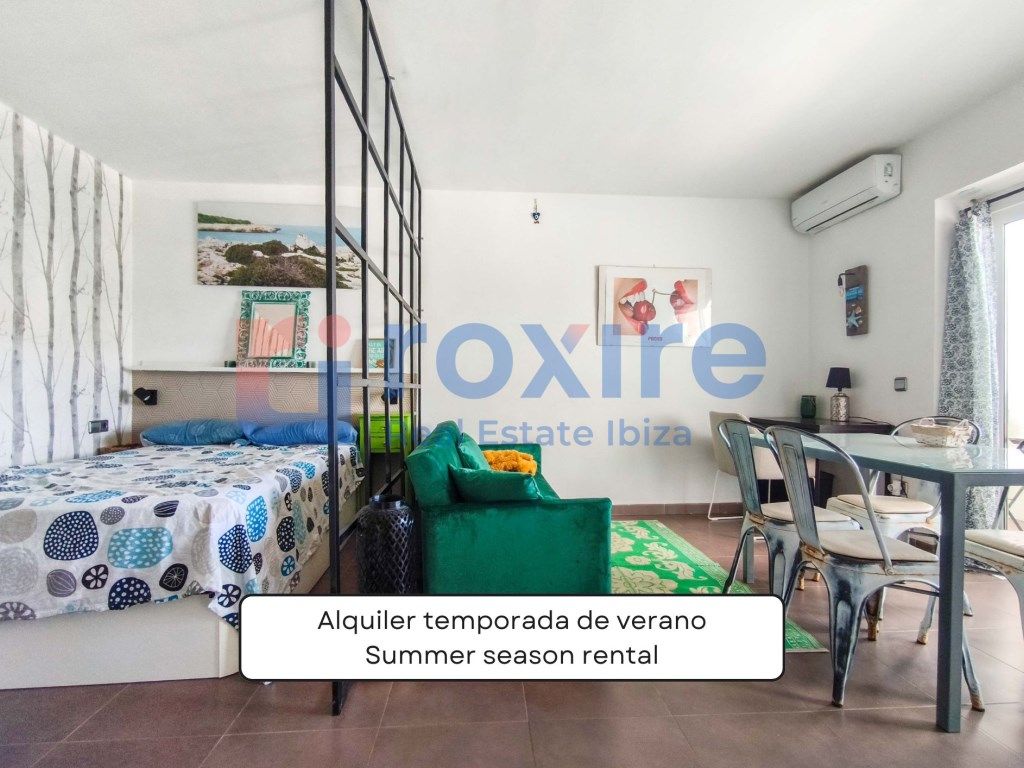 Bedroom of Study for rent in Sant Josep de sa Talaia  with Air Conditioner, Terrace and Furnished