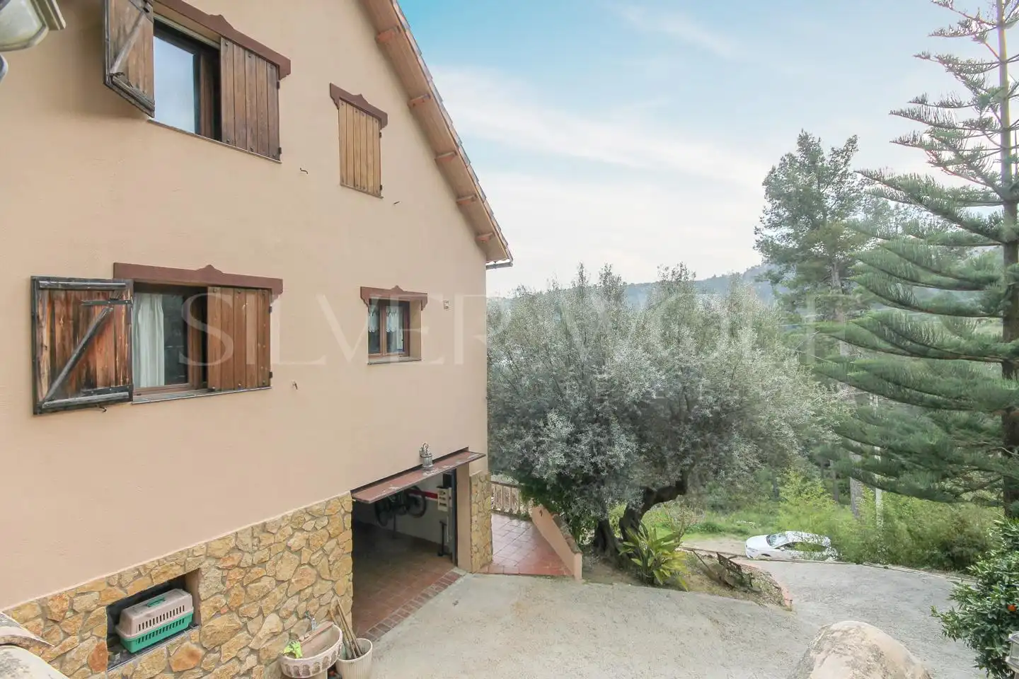 Vista exterior de Casa o chalet en venta en Vallirana con Aire acondicionado, Calefacción y Jardín privado