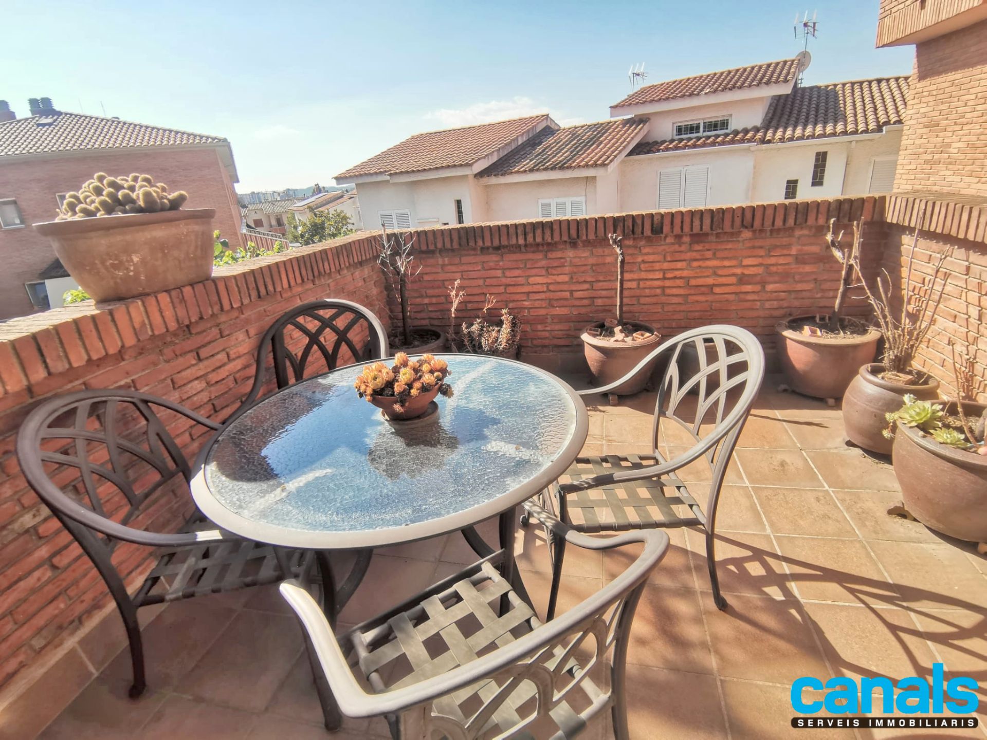 Terrace of Flat to rent in Cerdanyola del Vallès  with Terrace, Furnished and Oven