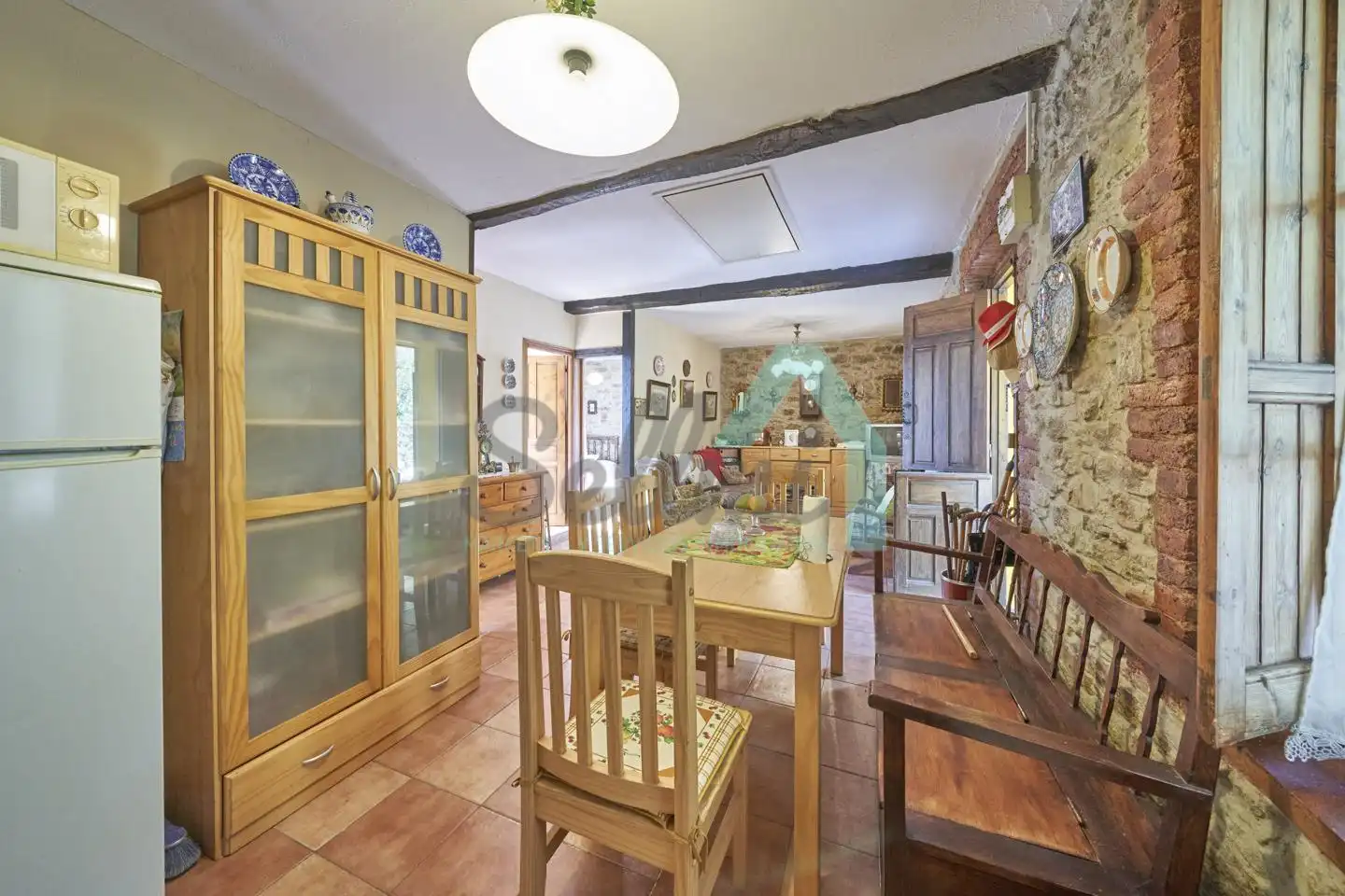Dining room of Houses for sale in Langreo  with Private garden and Balcony
