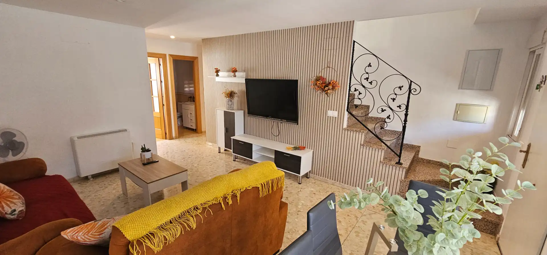 Sala d'estar de Casa o xalet de lloguer en Maracena amb Moblat