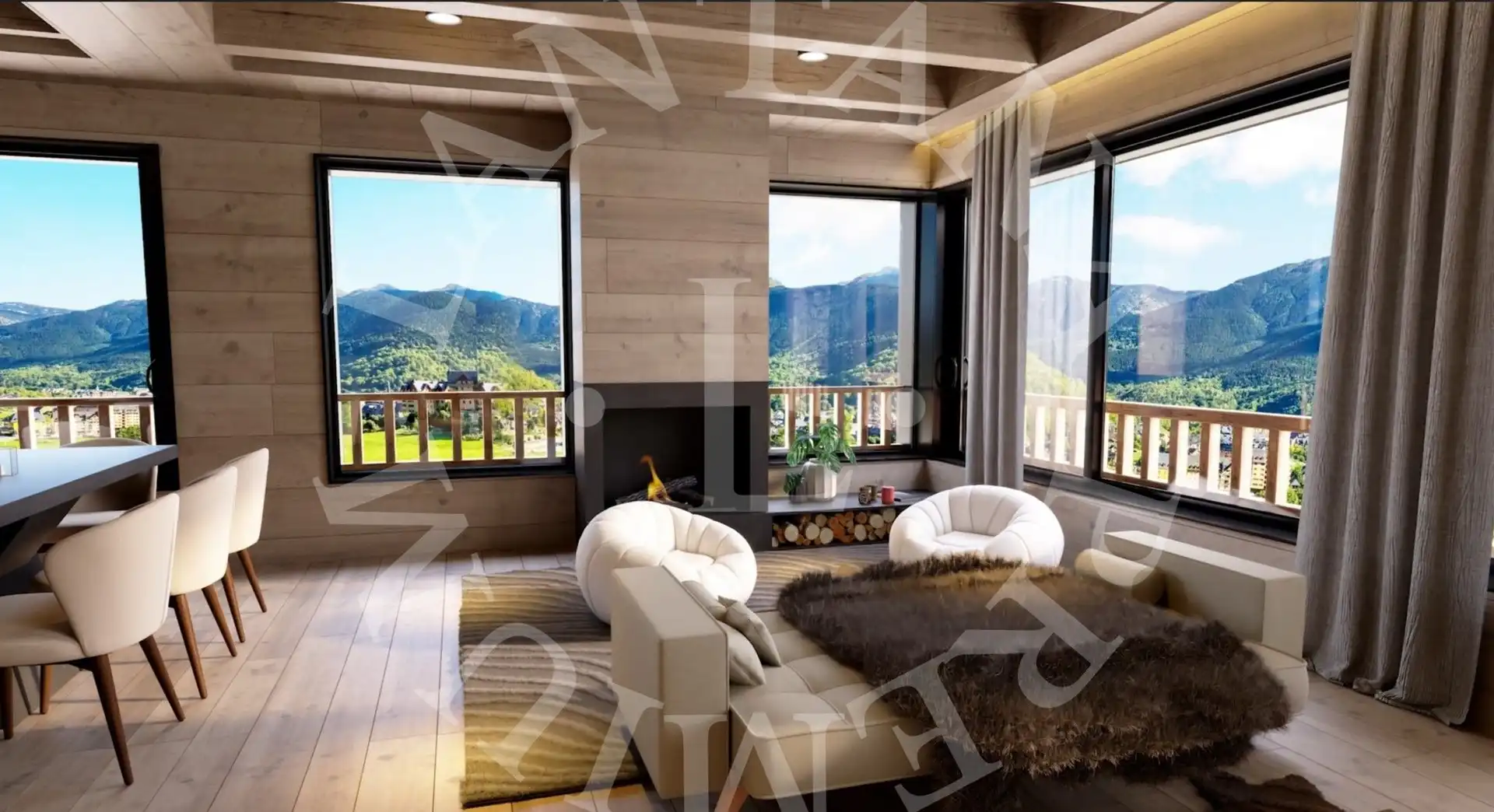 Sala de estar de Casa o chalet en venta en Naut Aran con Aire acondicionado, Calefacción y Parquet