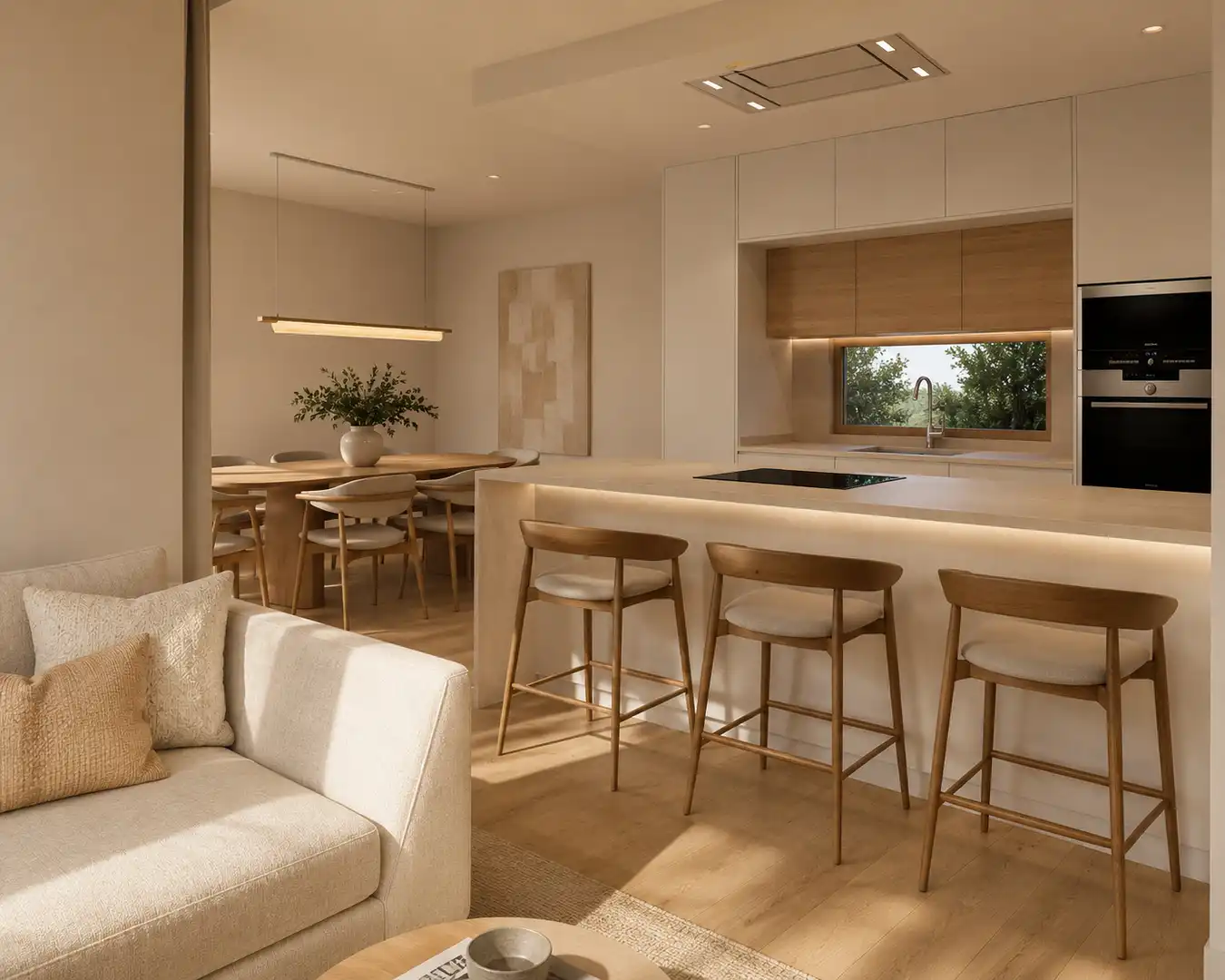 Cuina de Casa o xalet en venda en La Pobla de Vallbona amb Aire condicionat, Jardí privat i Terrassa