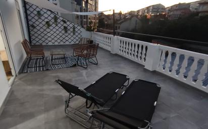 Terrace of Flat for sale in Ourense Capital   with Heating, Parquet flooring and Terrace