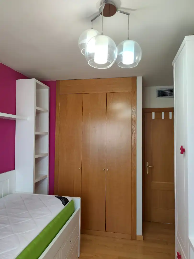Bedroom of Attic for rent in Leganés  with Air Conditioner, Heating and Private garden