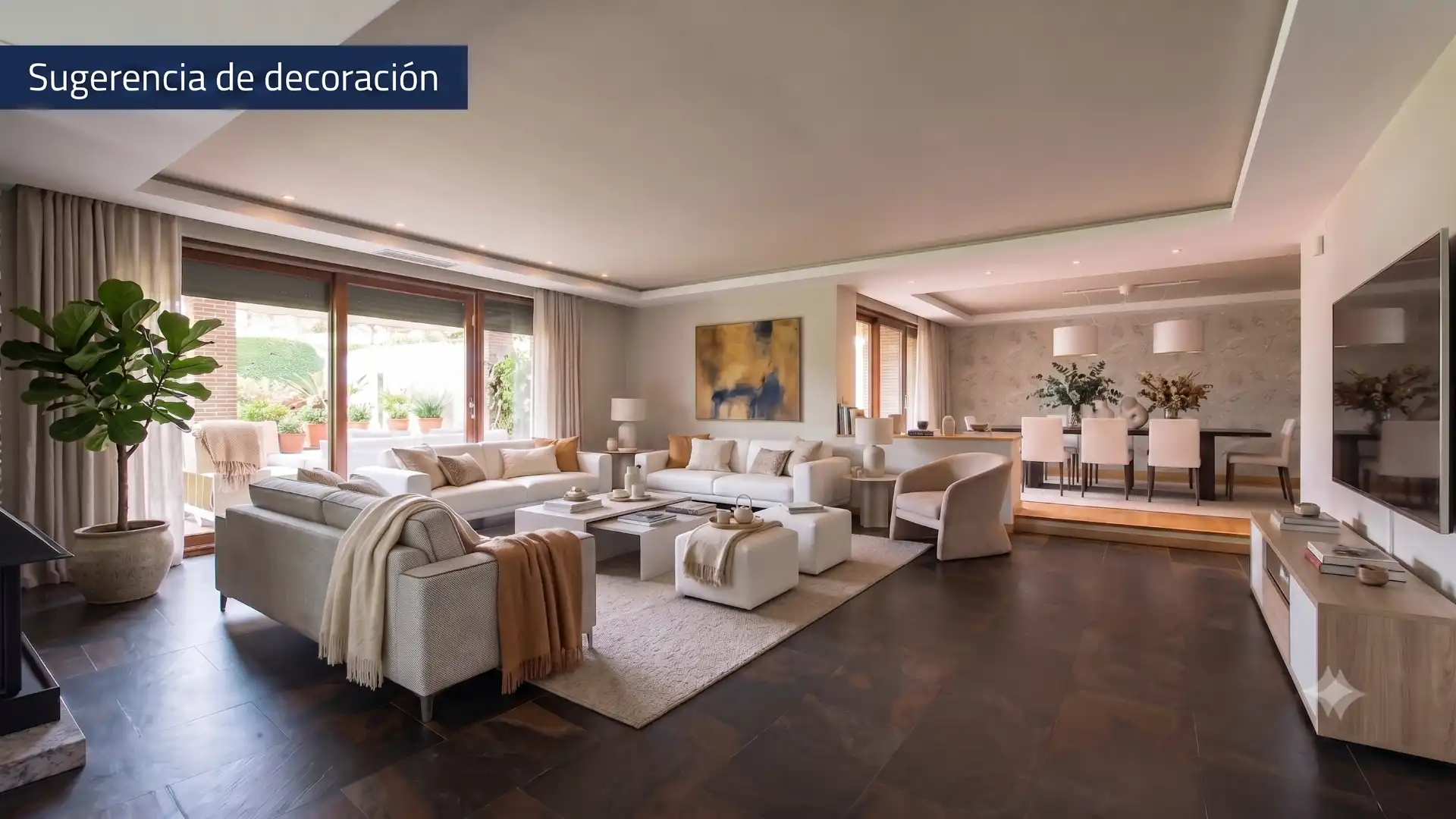 Sala d'estar de Casa o xalet en venda en Boecillo amb Aire condicionat, Calefacció i Jardí privat