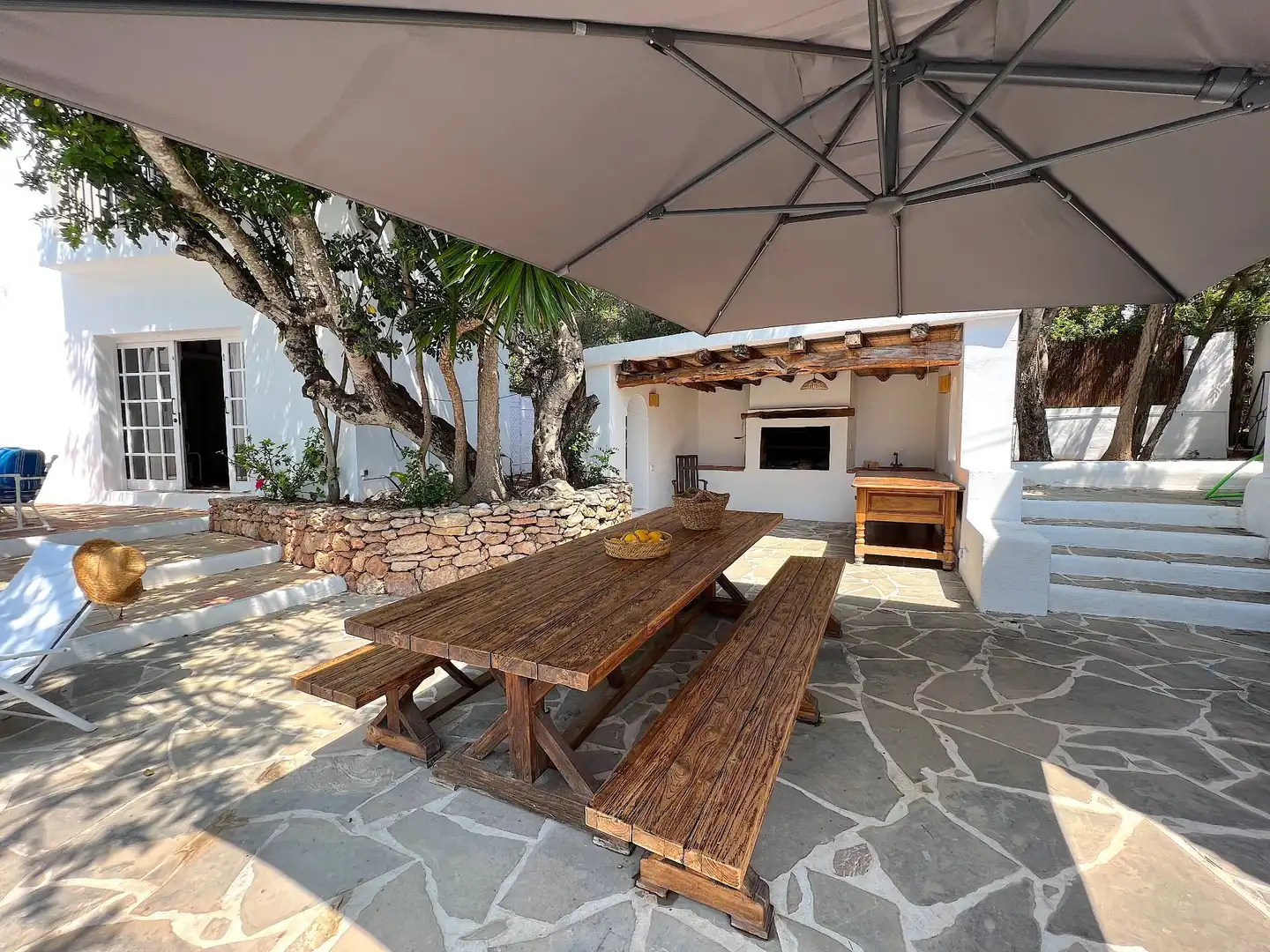 Terrace of Houses for sale in Sant Antoni de Portmany  with Air Conditioner, Heating and Private garden