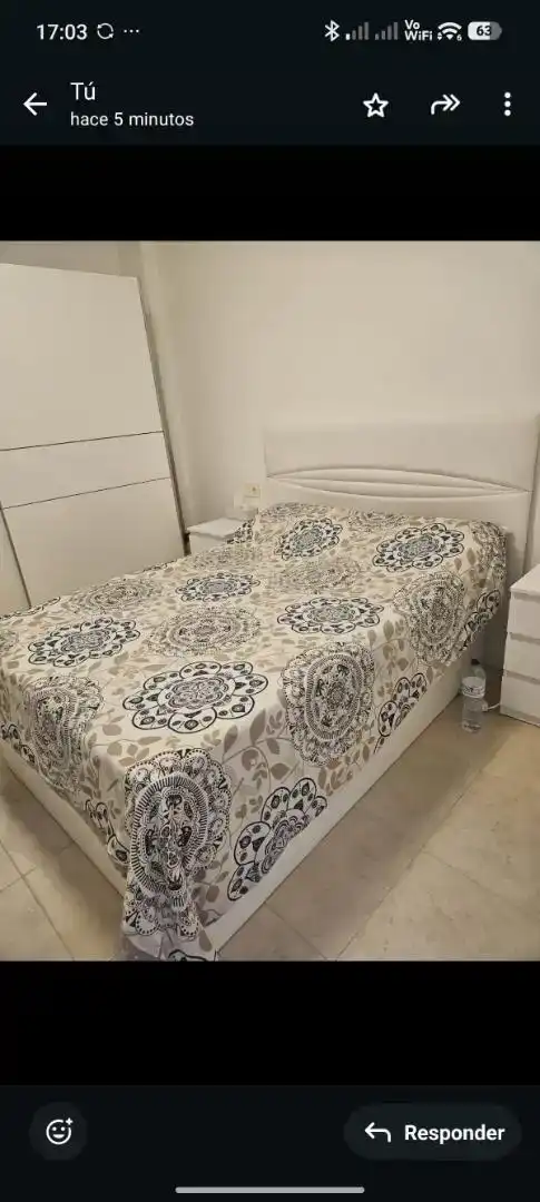 Bedroom of Flat for sale in Roquetas de Mar ciudad