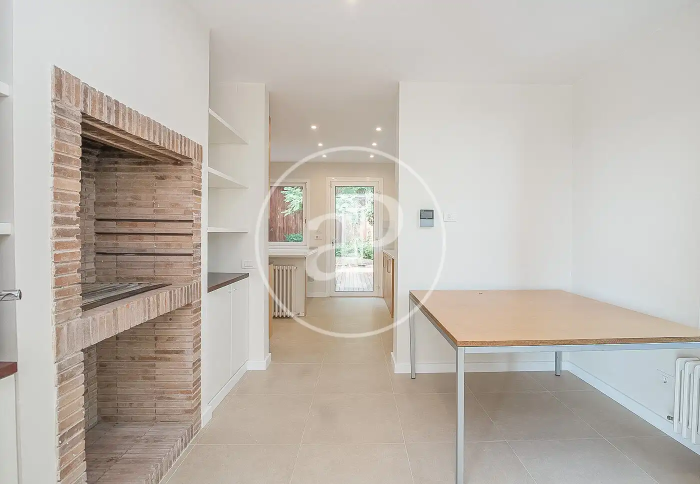 Dining room of Houses for rent in Barcelona  with Air Conditioner, Heating and Private garden