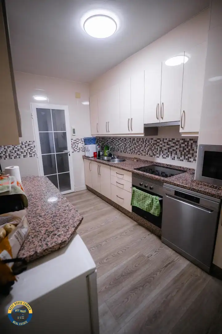 Cocina de Casa adosada en venta en Los Santos de Maimona con Aire acondicionado y Terraza