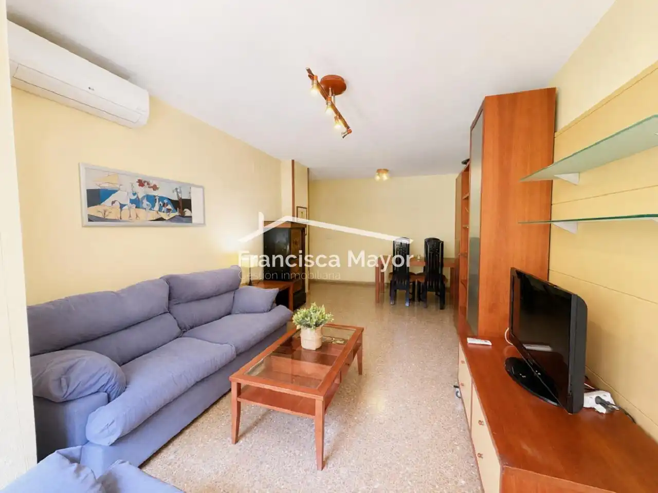 Wohnzimmer von Wohnung zum Verkauf in Valencia mit Klimaanlage, Möbliert und Alarm