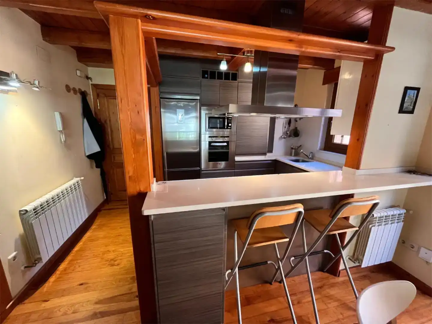 Cocina de Piso de alquiler en Naut Aran con Parquet, Trastero y Amueblado