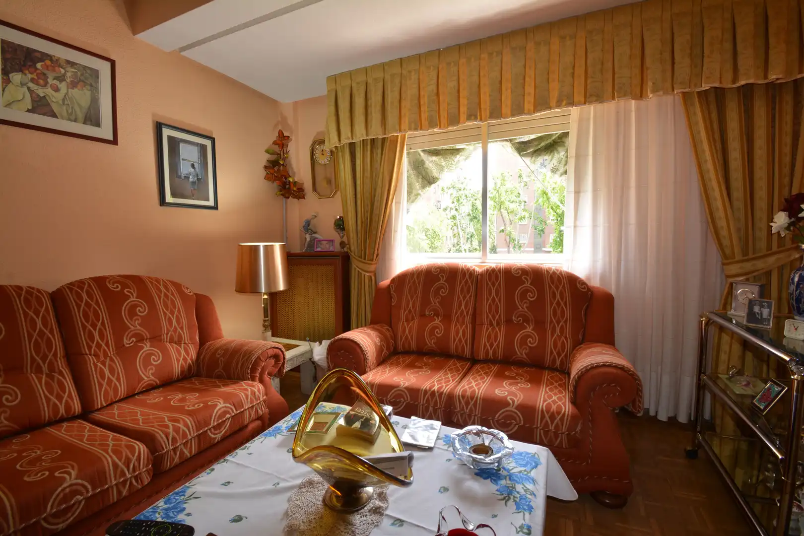 Wohnzimmer von Wohnung zum Verkauf in Madrid mit Terrasse und Möbliert