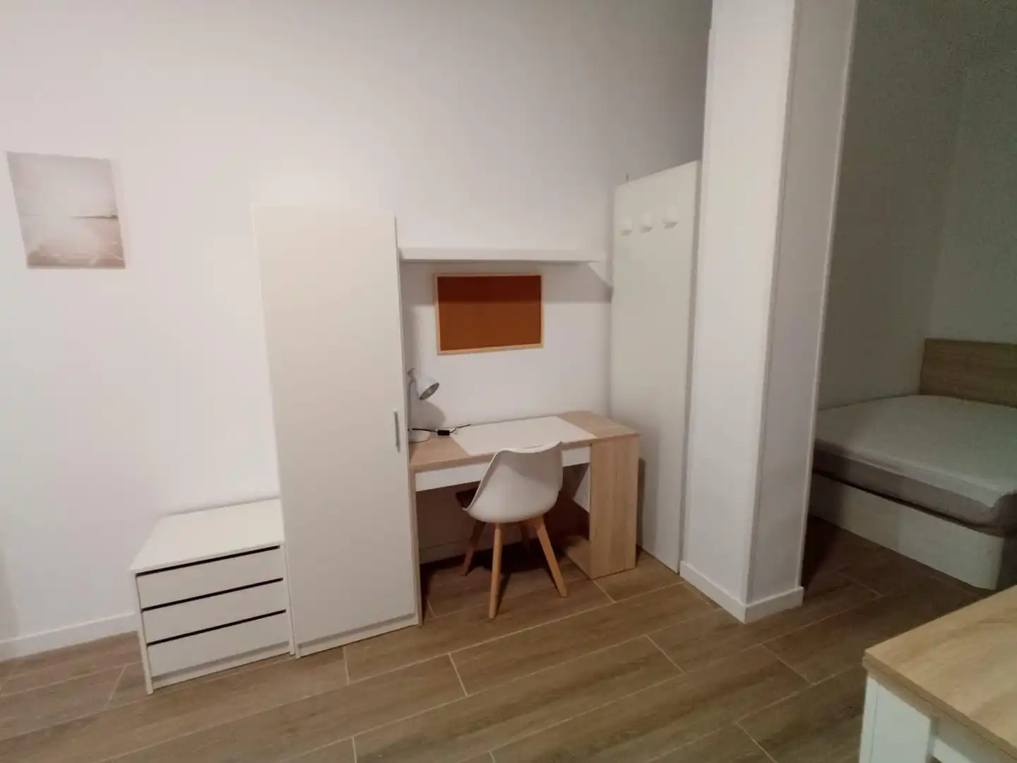 Bedroom of Study for rent in San Vicente del Raspeig / Sant Vicent del Raspeig  with Air Conditioner, Furnished and Oven