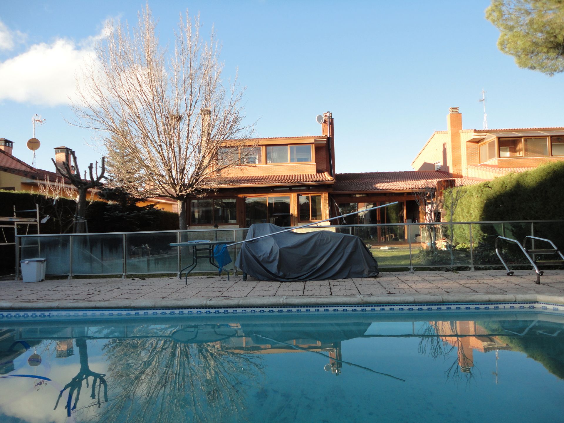Piscina de Casa o xalet en venda en Arroyo de la Encomienda amb Calefacció, Jardí privat i Terrassa