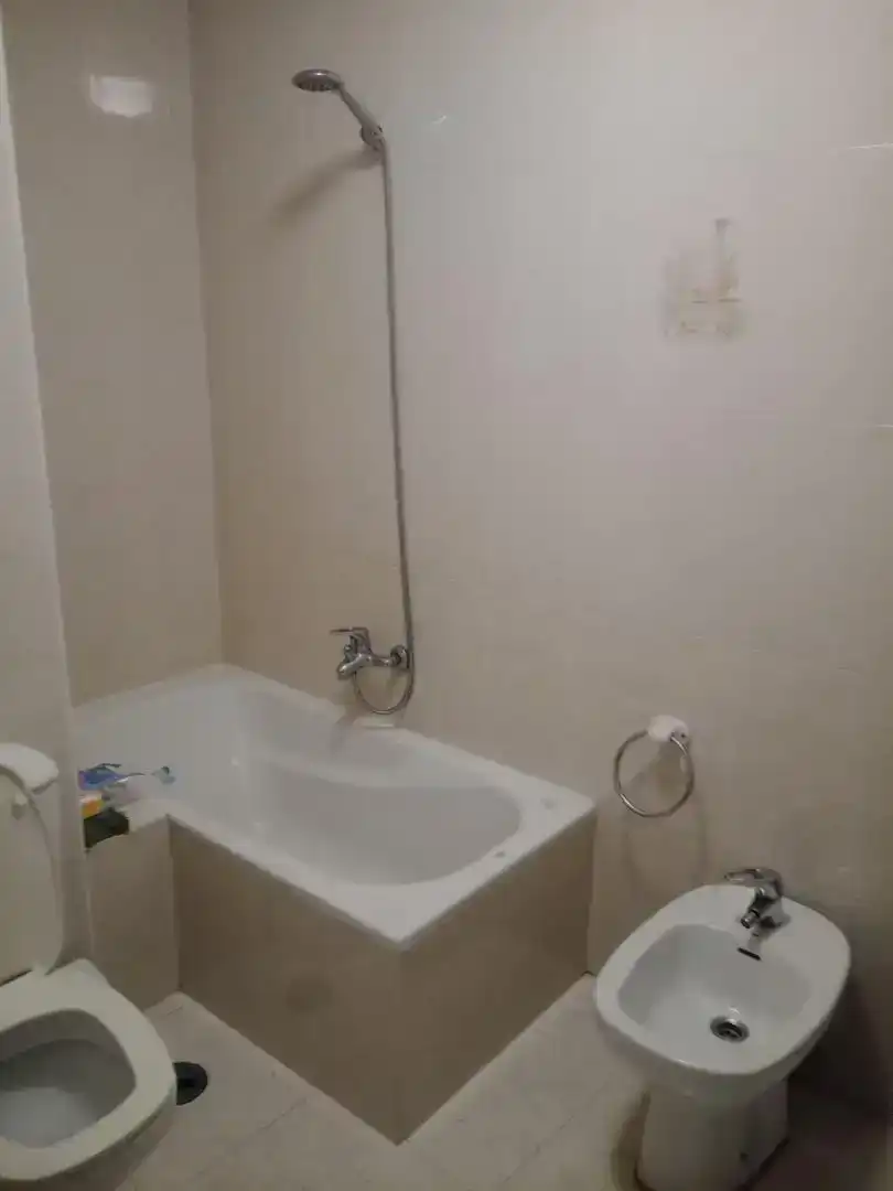 Bany de Dúplex de lloguer en Rianxo amb Moblat, Forn i Rentadora