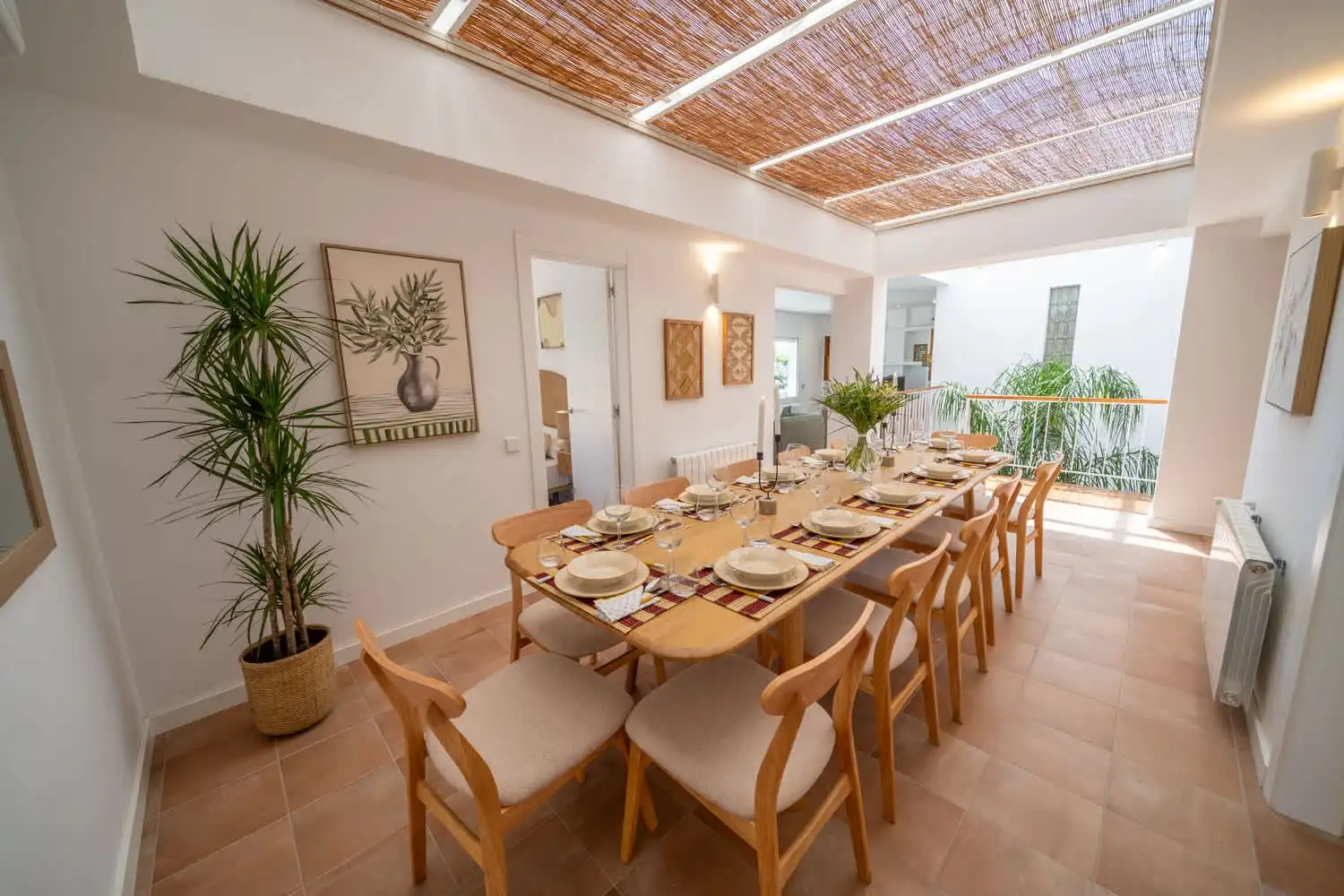 Comedor de Casa o chalet de alquiler en Blanes con Aire acondicionado, Calefacción y Jardín privado