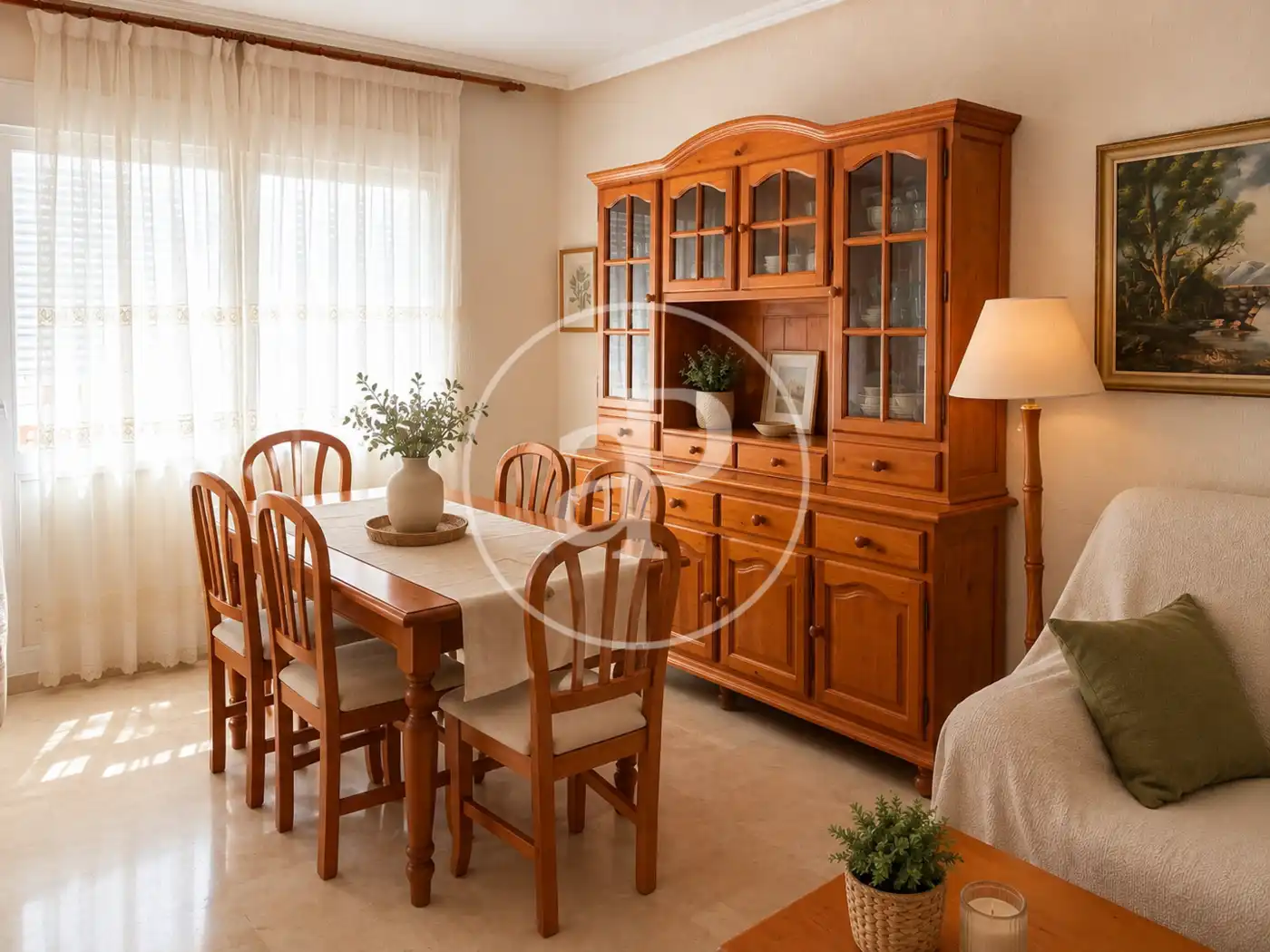 Comedor de Piso de alquiler en Santa Pola con Calefacción, Trastero y Amueblado