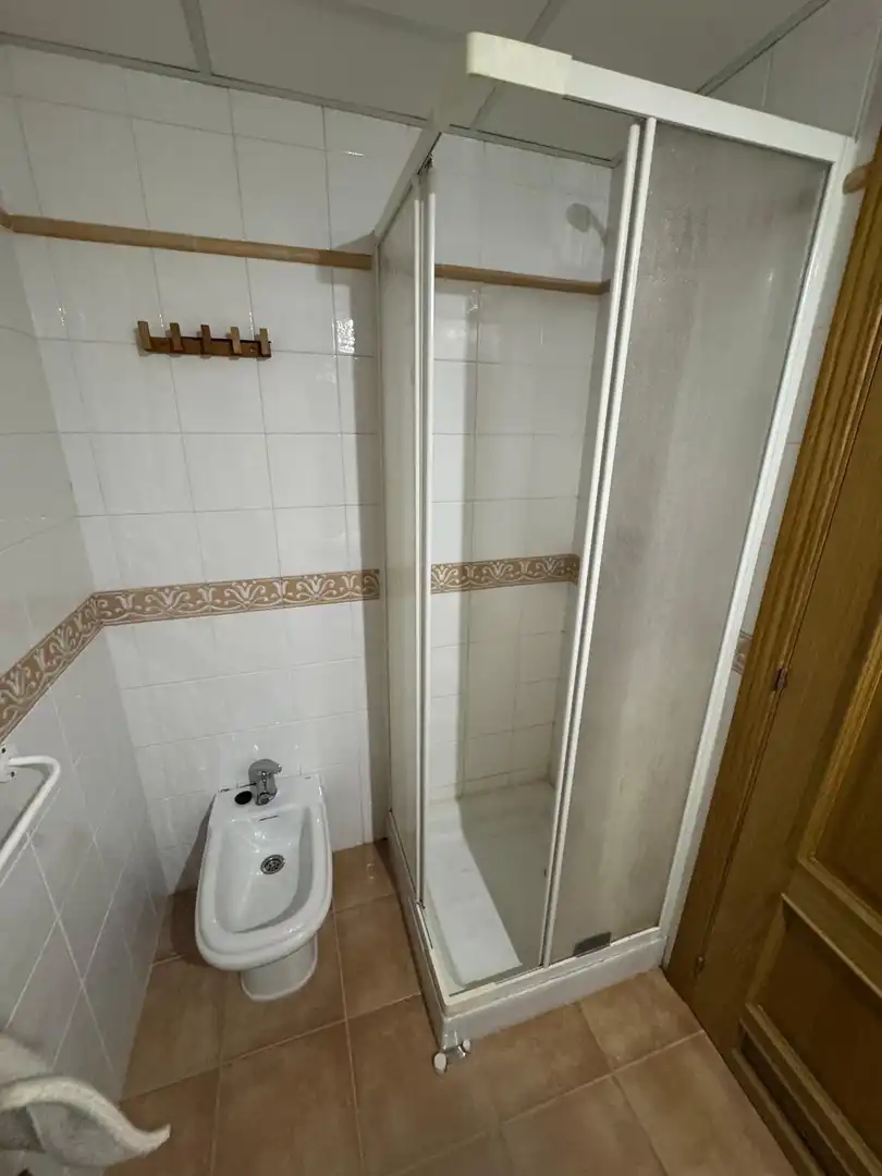Baño de Piso de alquiler en Málaga con Terraza, Amueblado y Piscina comunitaria