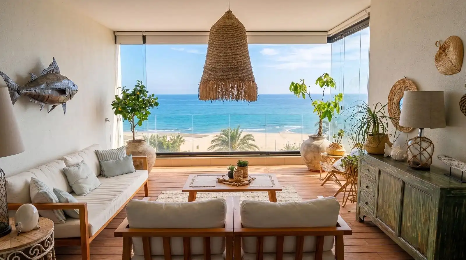 Terraza de Apartamento en venta en Ayamonte con Aire acondicionado, Calefacción y Jardín privado