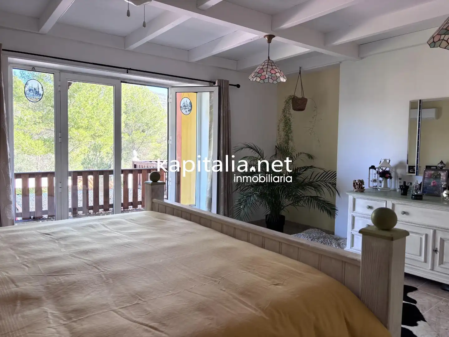 Bedroom of Houses for sale in Quatretonda  with Air Conditioner, Private garden and Terrace
