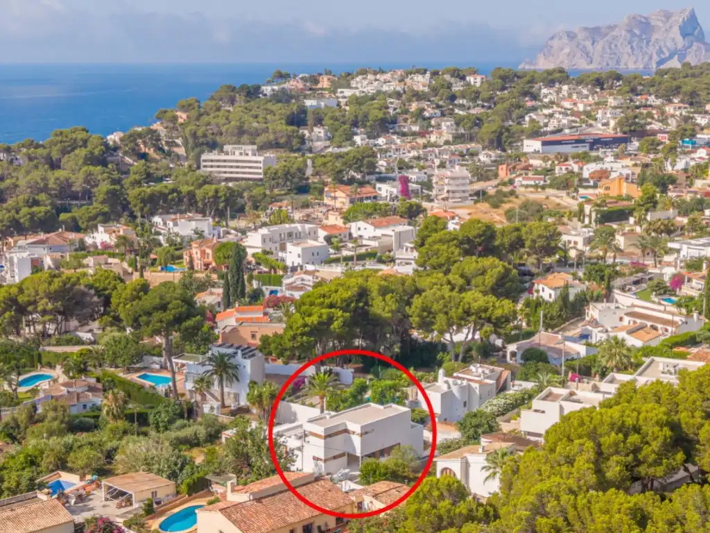 Exterior view of Houses for sale in Moraira  with Air Conditioner, Swimming Pool and Oven