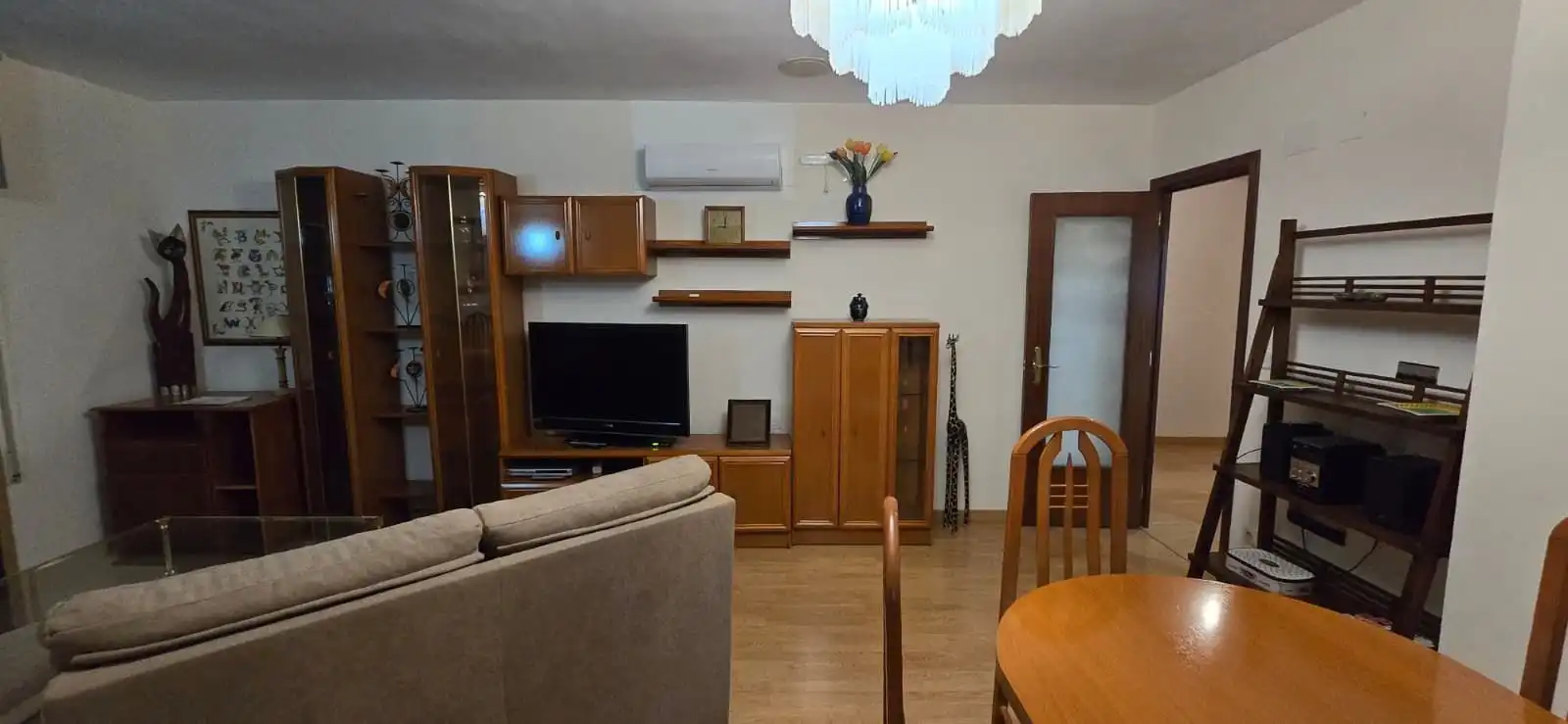 Living room of Flat for sale in Argamasilla de Calatrava  with Air Conditioner, Terrace and Furnished