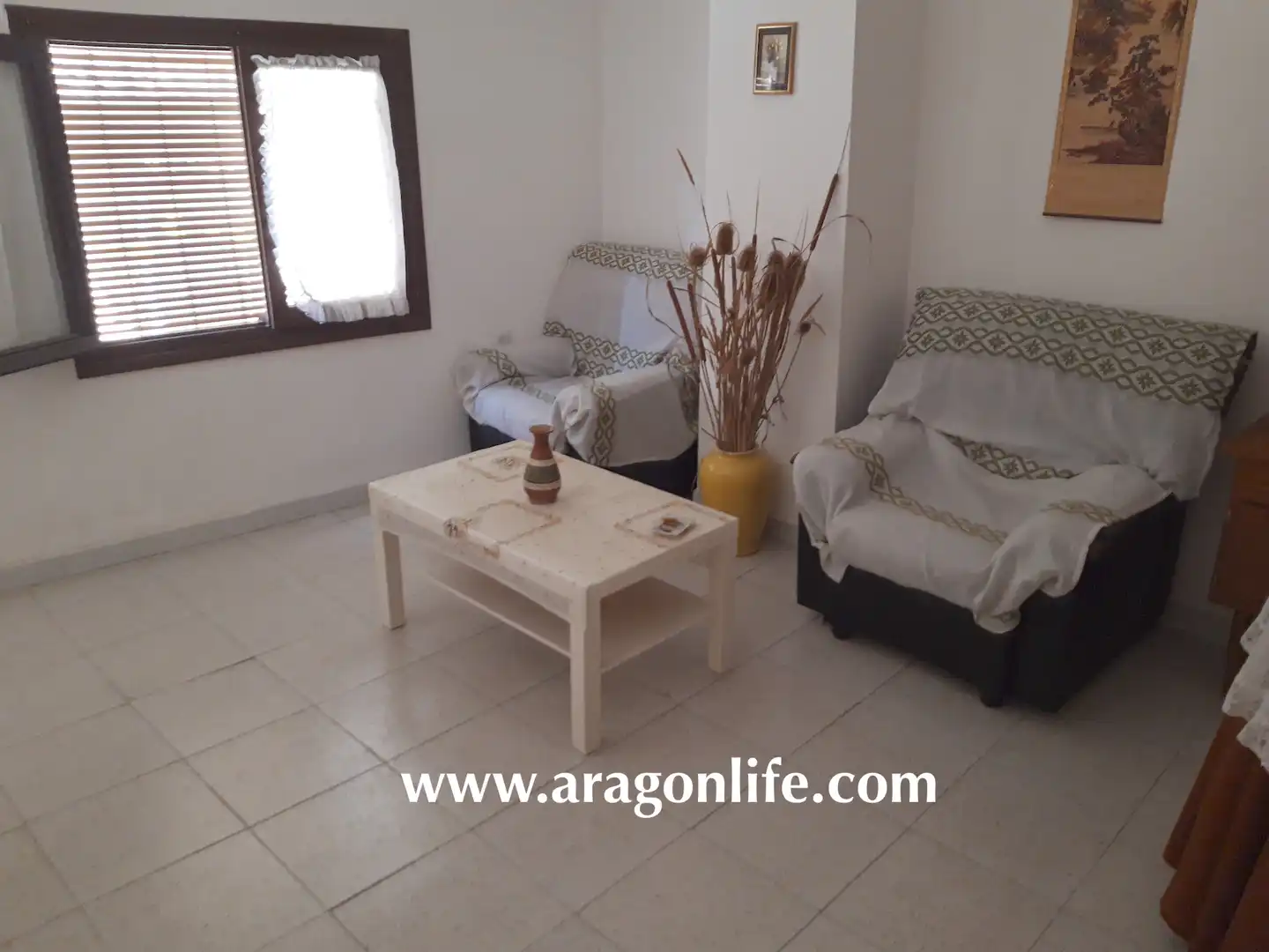 Living room of Houses for sale in Maella  with Furnished and Balcony