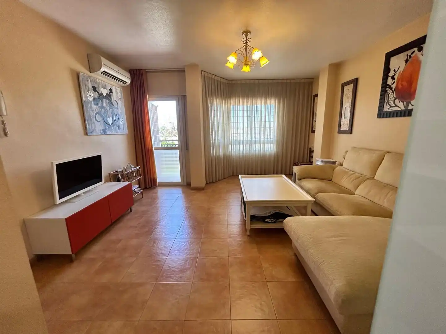 Sala de estar de Dúplex en venta en Murcia con Aire acondicionado, Calefacción y Terraza