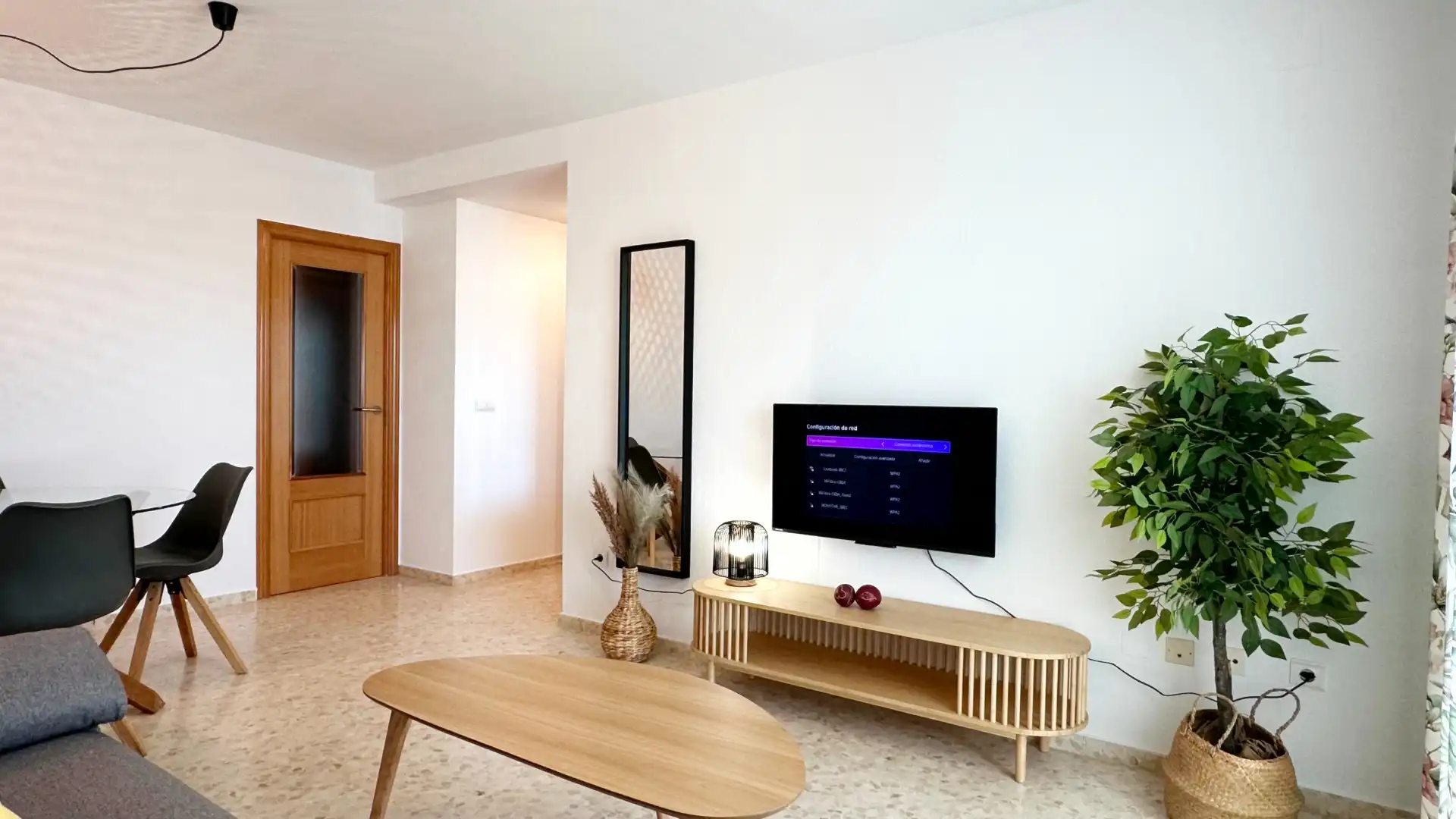 Sala d'estar de Apartament de lloguer en Gandia amb Aire condicionat, Calefacció i Terrassa