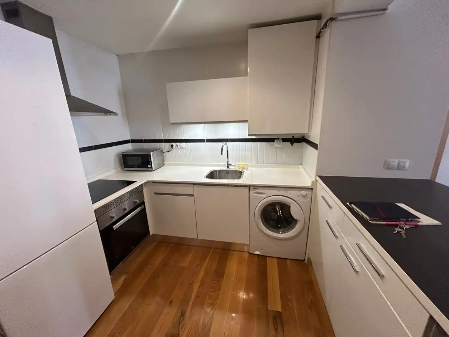 Kitchen of Flat for rent in Torrelavega   with Heating and Storage room