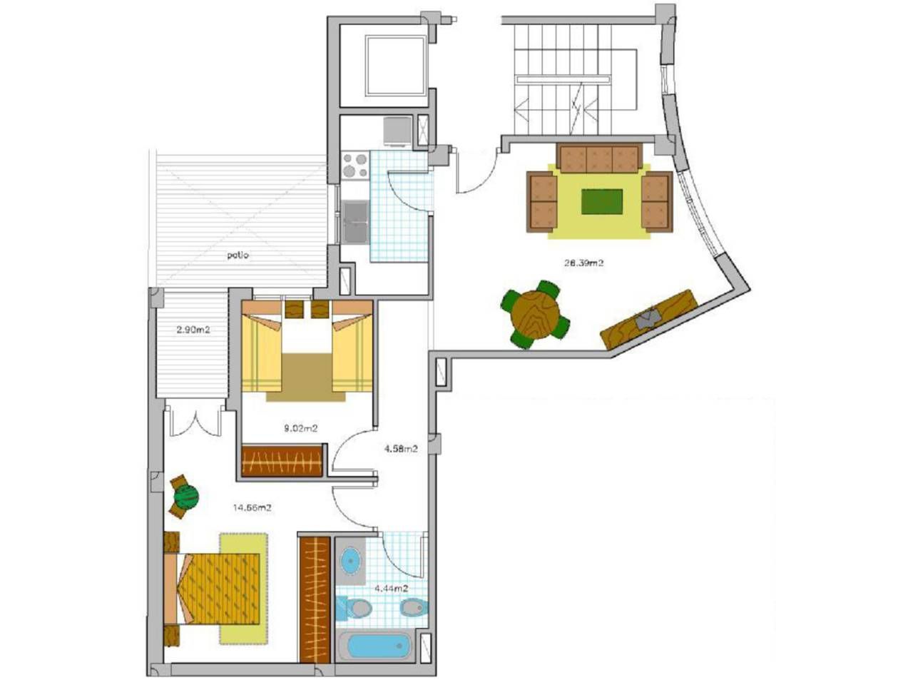 Apartment for sale in Badajoz Capital  with Air Conditioner, Heating and Terrace