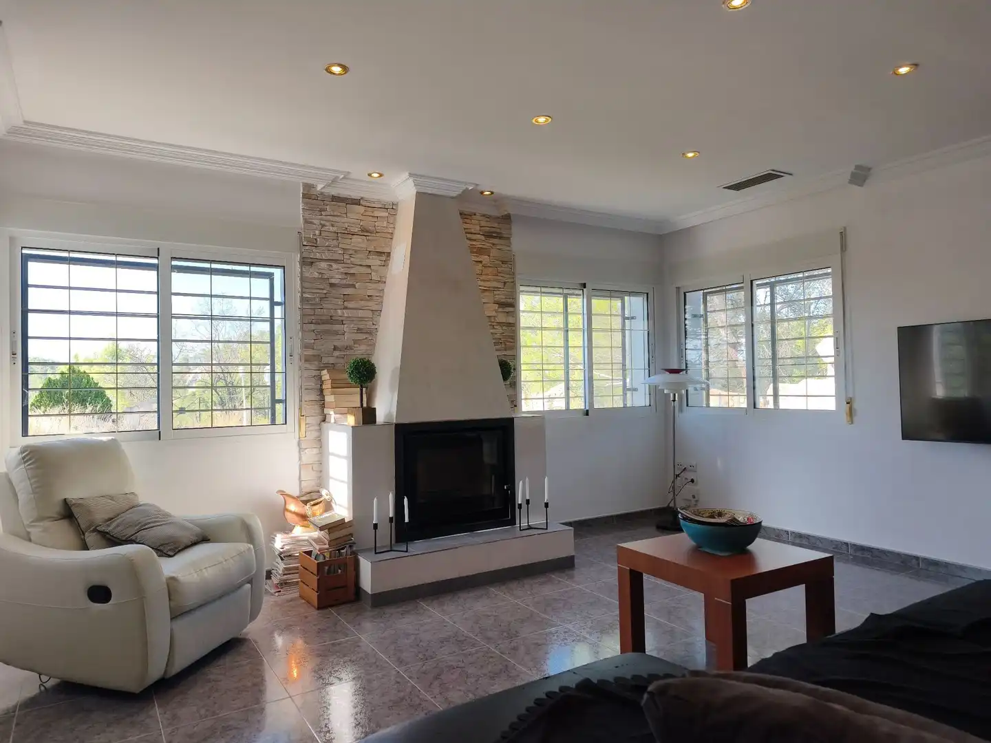 Living room of Houses for sale in Millena  with Air Conditioner, Terrace and Storage room