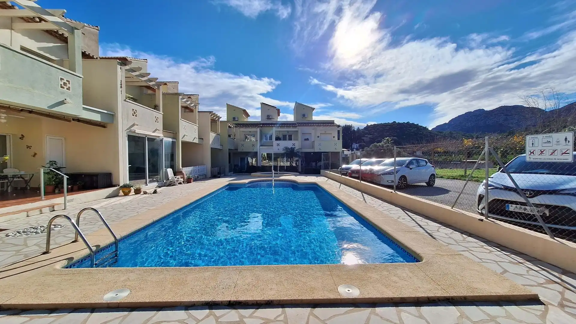 Swimming pool of Detached homes for sale in El Ràfol d'Almúnia  with Air Conditioner, Terrace and Swimming Pool