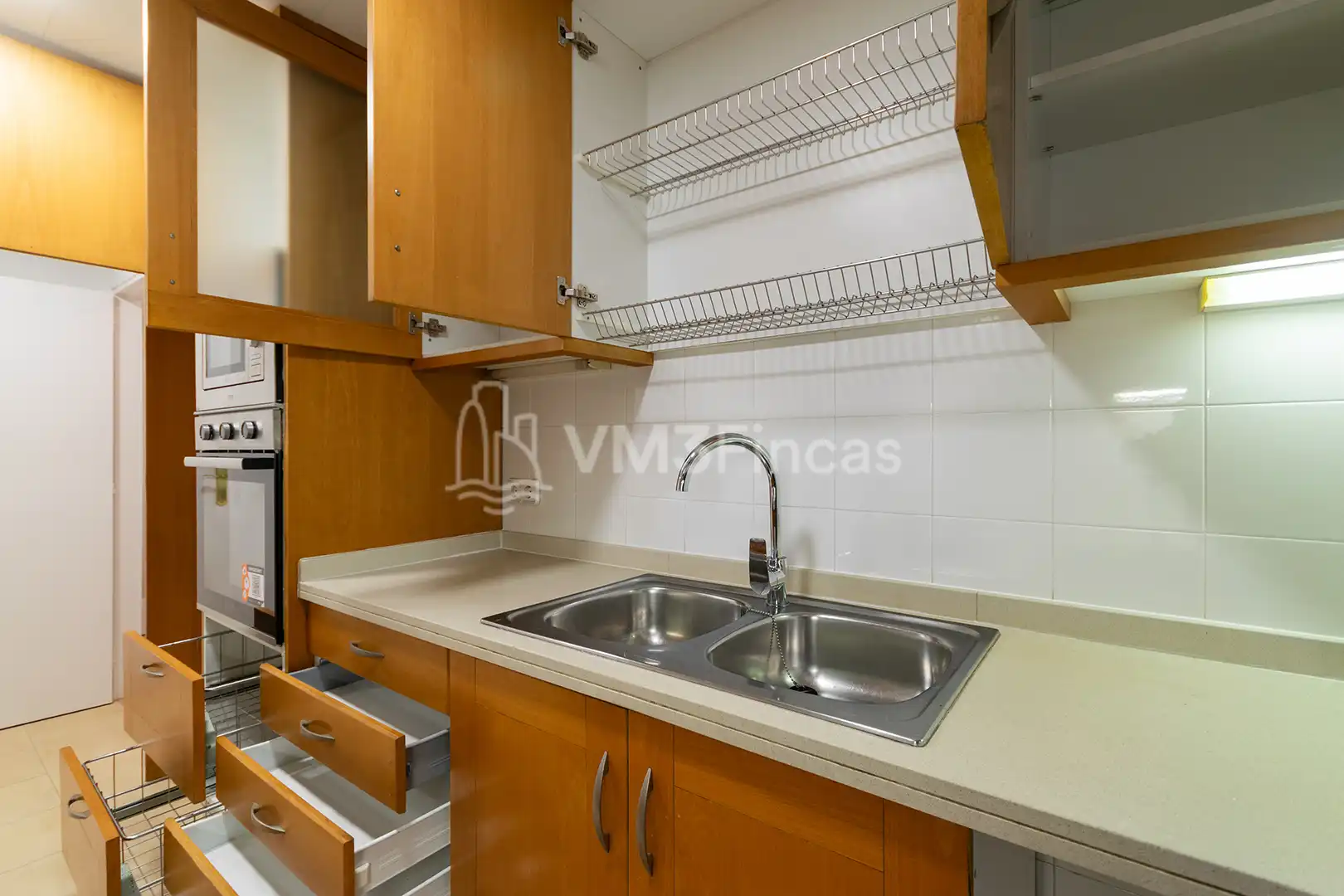 Küche von Wohnung zur Miete in Barcelona mit Klimaanlage, Heizung und Parkett