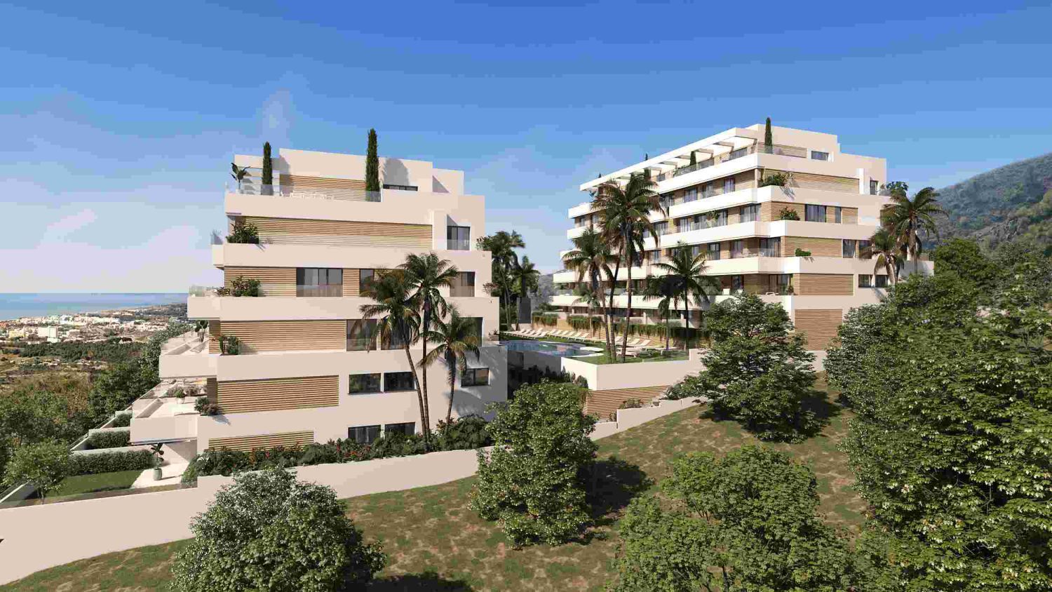 Vista exterior de Piso en venta en Torremolinos con Aire acondicionado, Calefacción y Parquet
