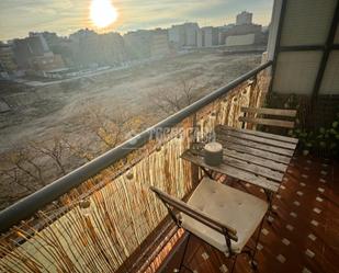 Balcony of Study for sale in  Madrid Capital  with Heating, Parquet flooring and Terrace