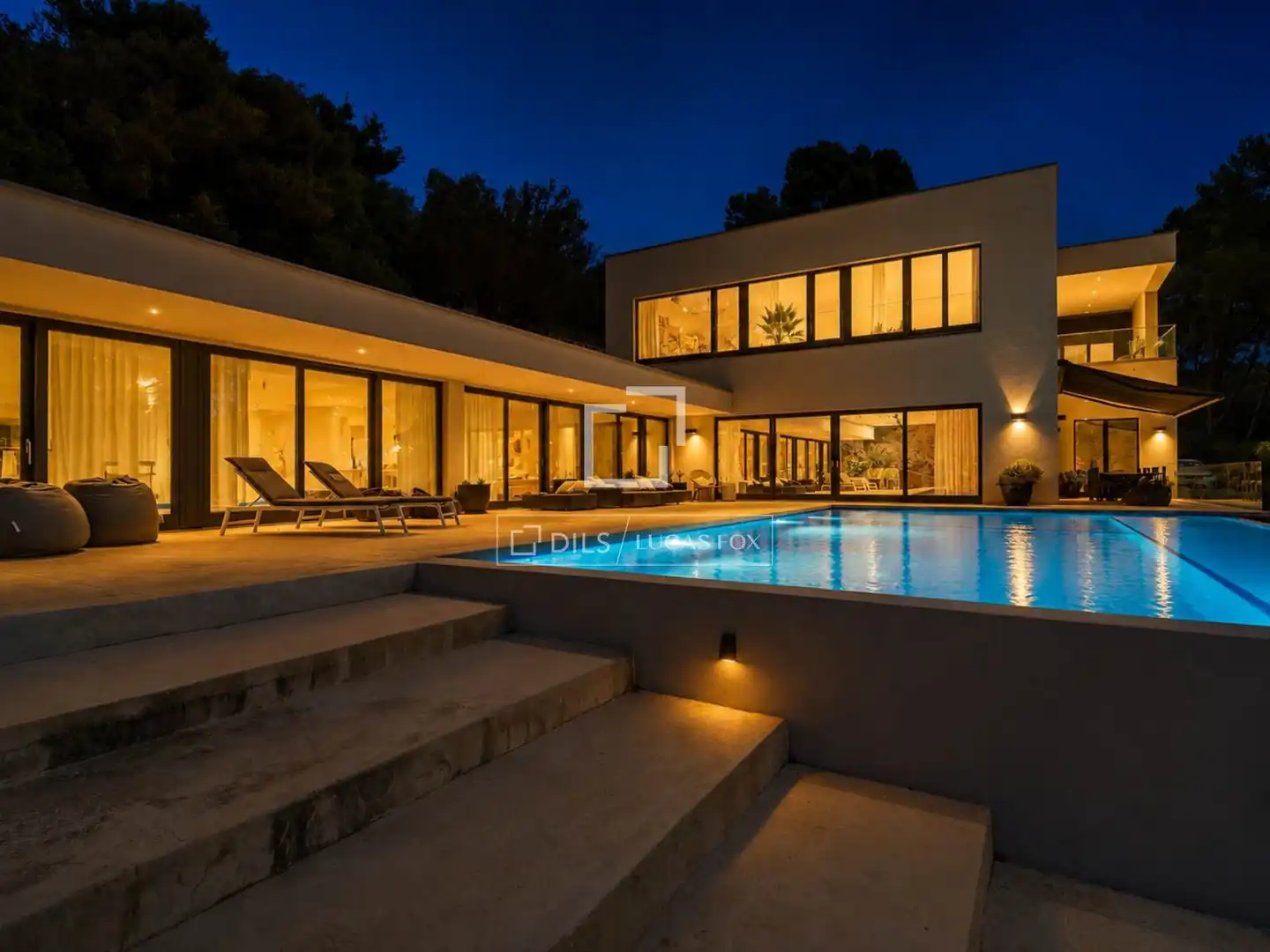 Schwimmbecken von Haus oder Chalet zur Miete in  Palma de Mallorca mit Klimaanlage, Heizung und Privatgarten