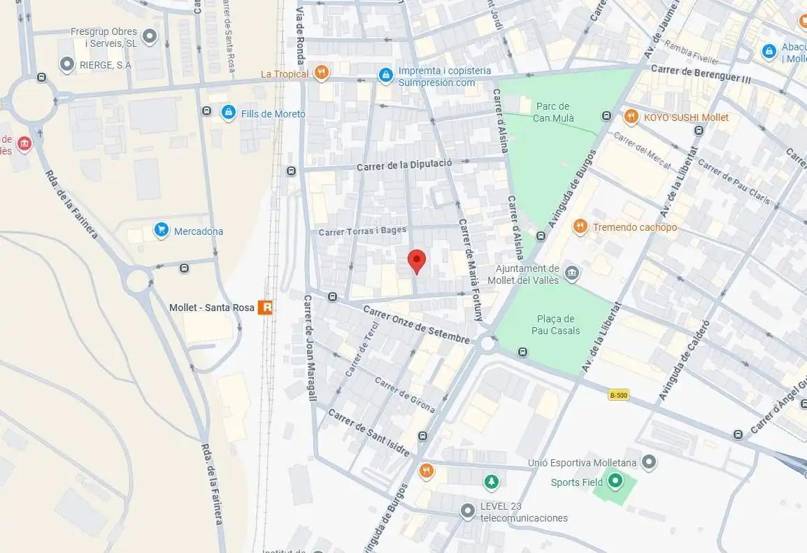 Vista exterior de Piso en venta en Mollet del Vallès con Balcón