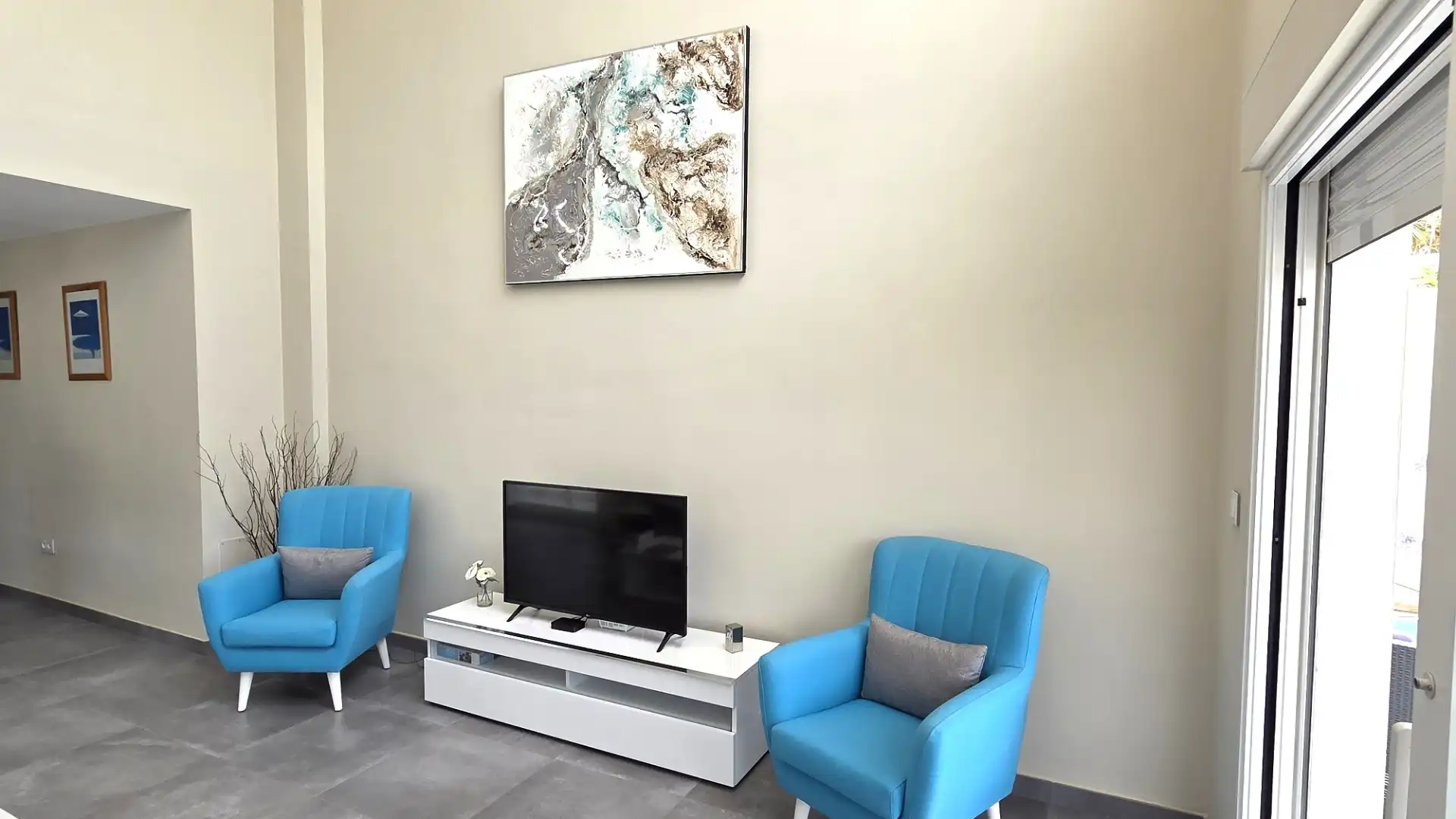 Sala d'estar de Casa o xalet en venda en Cartagena amb Aire condicionat, Jardí privat i Terrassa