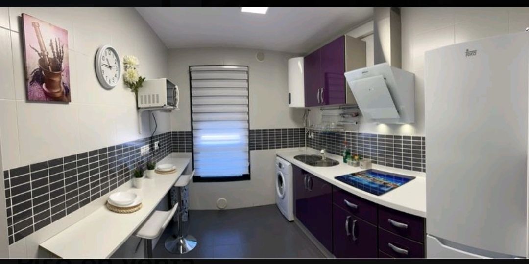 Kitchen of Flat to rent in Roquetas de Mar  with Air Conditioner, Heating and Parquet flooring