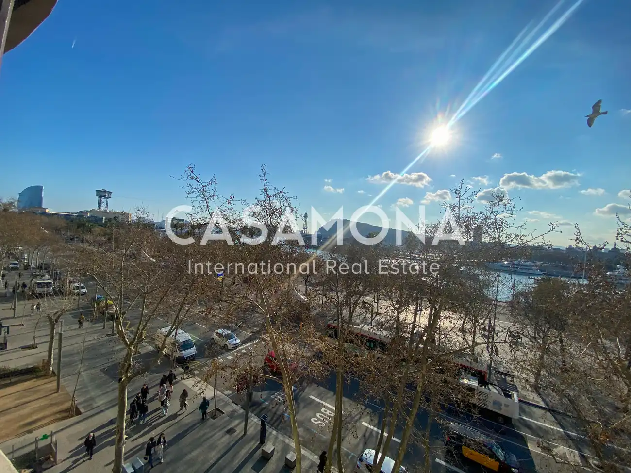 Außenansicht von Wohnungen zur Miete in Barcelona mit Klimaanlage, Terrasse und Möbliert