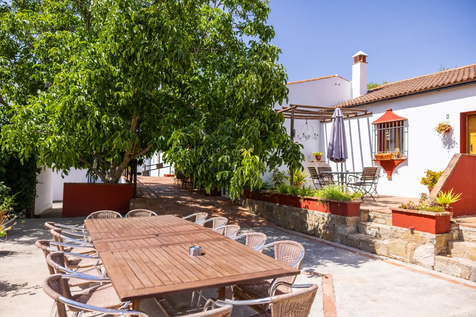 Terraza de Finca rústica en venta en Montejaque con Aire acondicionado, Jardín privado y Terraza
